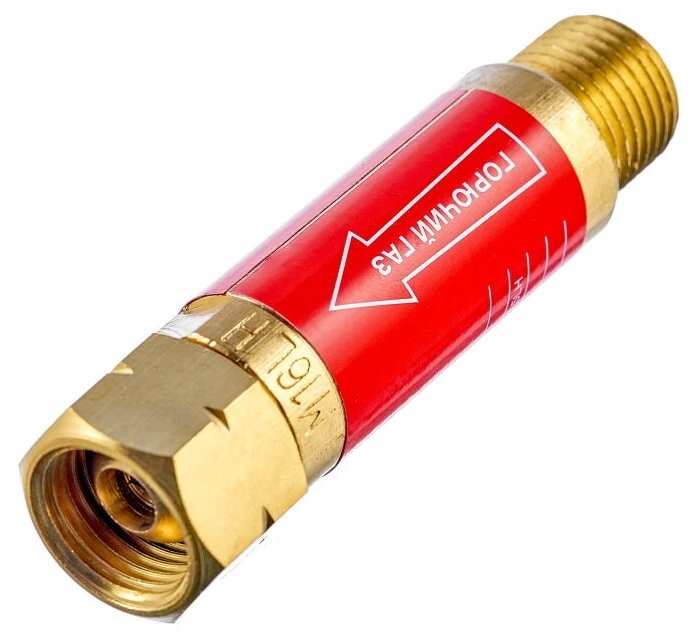 Клапан огнепреградительный газовый КОГ (на резак или горелку) М16х15LH