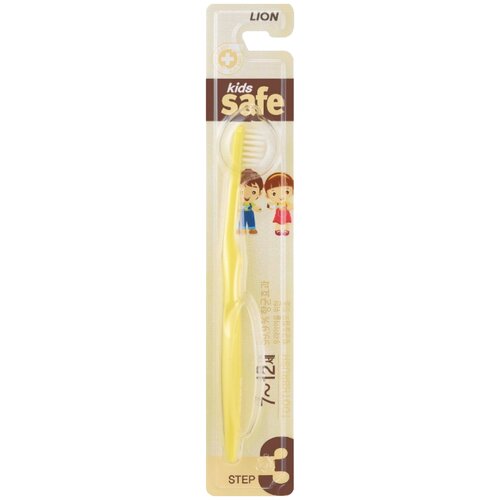 Детская зубная щетка LION Kids safe toothbrush от 7 до 12 лет, 1 шт