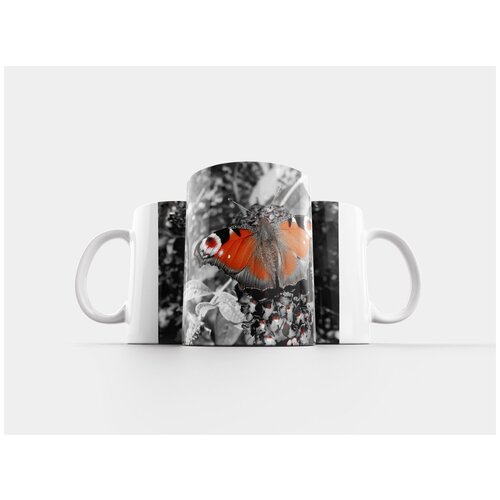 фото Кружка "бабочка, бабочка дерево, завод" 320 мл lotsprints