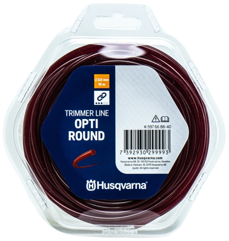 Леска Husqvarna Opti 3,0мм/10м 5976688-40 - фото №1