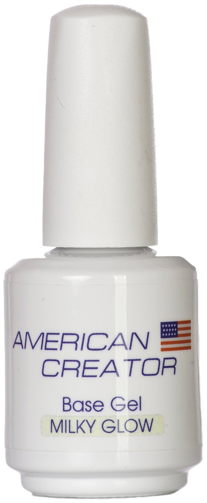 База для ногтей камуфлирующая American Creator Base Gel Milky Glow, 15 мл