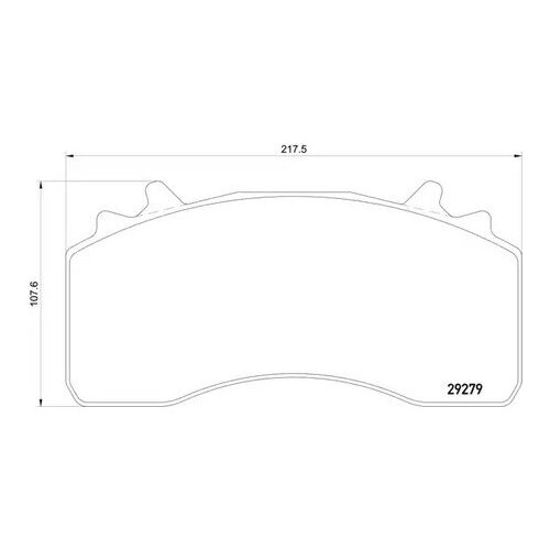 CVP112K_колодки дисковые 29279 !с р/к \MAN TGX/TGS 12> DON