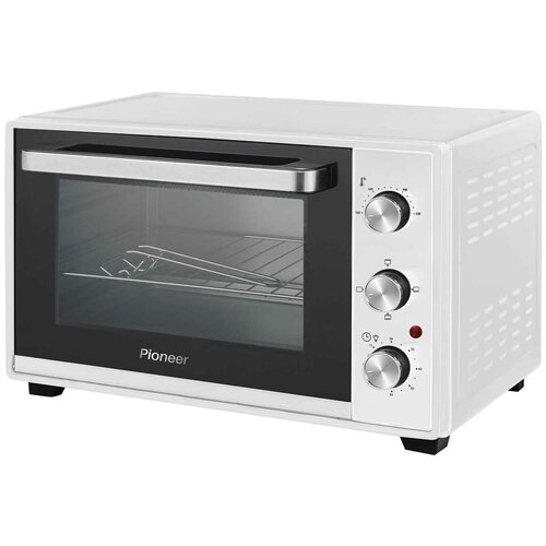 Мини-печь Pioneer 40 литров с грилем регулировкой температуры и таймером Печка с двойным жаропрочным стеклом Электрическая печь Электропечь Печь духовка 1600 Вт 698900₽