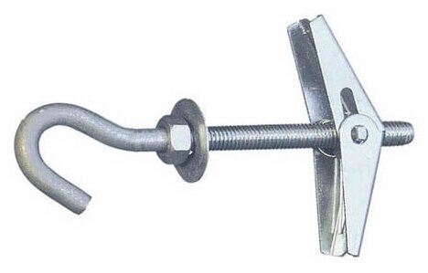 Анкер складной пружинный с крюком М8 1шт