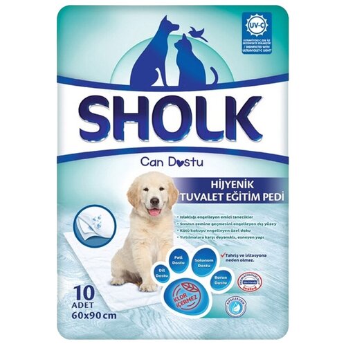 5073763 Пеленки для животных Sholk для приучения к туалету 90х60 см, 10 шт/упак (6)