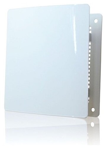 Решетка на магнитах РД-200 белая с декоративной панелью 200х200 мм