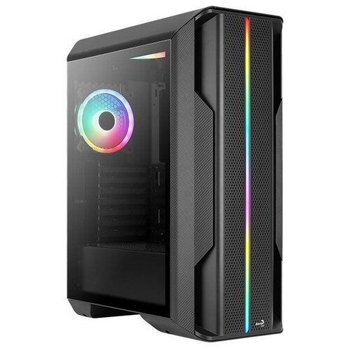 Компьютерный корпус AeroCool Splinter Duo черный компьютерный корпус aerocool python v1 python g bk v1