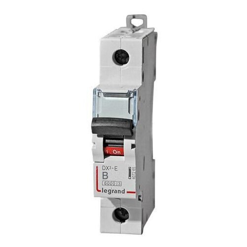 Автоматический выключатель Legrand DX3-E, 1 полюс, 20A, тип B, 6kA