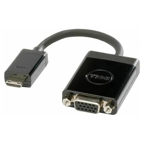 Переходник/адаптер DELL HDMI - VGA (470-ABZX), 0.1 м, черный