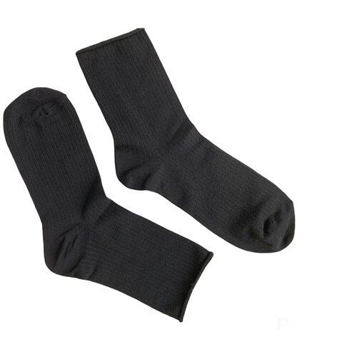фото Комплект носков мужских 5 пар размер 38-40, россия, без резинки socksberry, черные, медицинские alliance-socks
