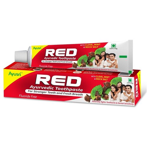 Аюрведическая зубная паста Ред (Red Toothpaste) Ayusri, 100 г