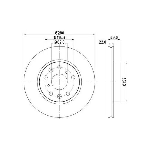 фото Диск тормозной suzuki sx4 перед. nisshinbo nd9001k
