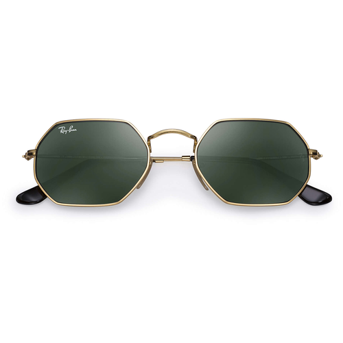 Солнцезащитные очки Ray-Ban, золотой, зеленый ray ban rb 3699 9000 31