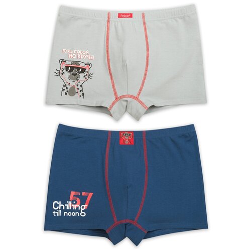 фото Трусы pelican buhb4271(2) для мальчиков, цвет голубой, синий, размер 9
