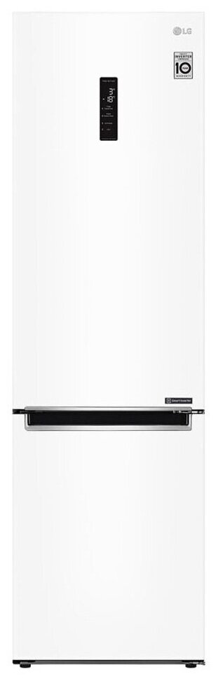 Холодильник с нижней морозилкой LG DoorCooling GA-B 509 MQSL - фотография № 1