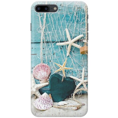 фото Gosso ультратонкий силиконовый чехол-накладка для apple iphone 8 plus / 7 plus с принтом "морские звезды"