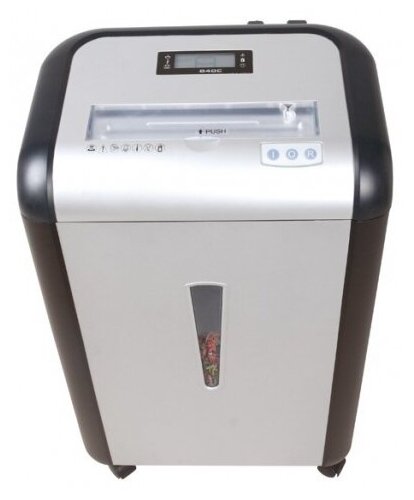 Шредер Bulros 8417M, 2x10мм, чёрный/серебро дверь, контур, шт