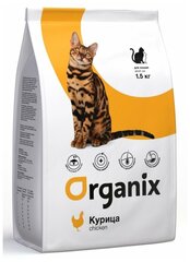 Organix Сухой корм с курочкой для взрослых кошек (Adult Cat Chicken)
