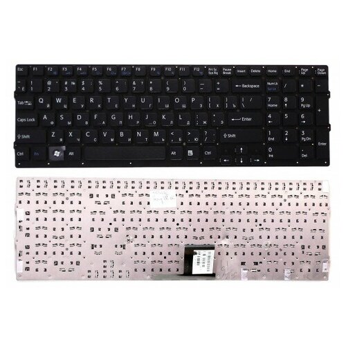 Клавиатура для ноутбука Sony Vaio 148793961 черная без рамки 159000₽