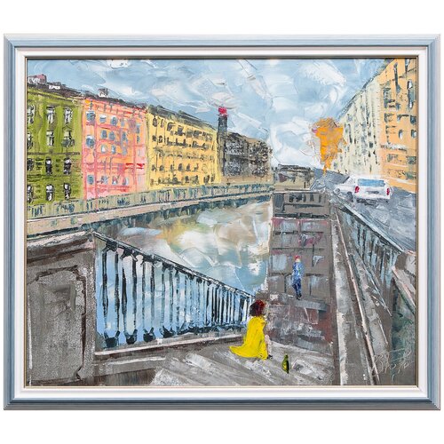 фото Картина маслом "на канале грибоедова" розо русская живопись