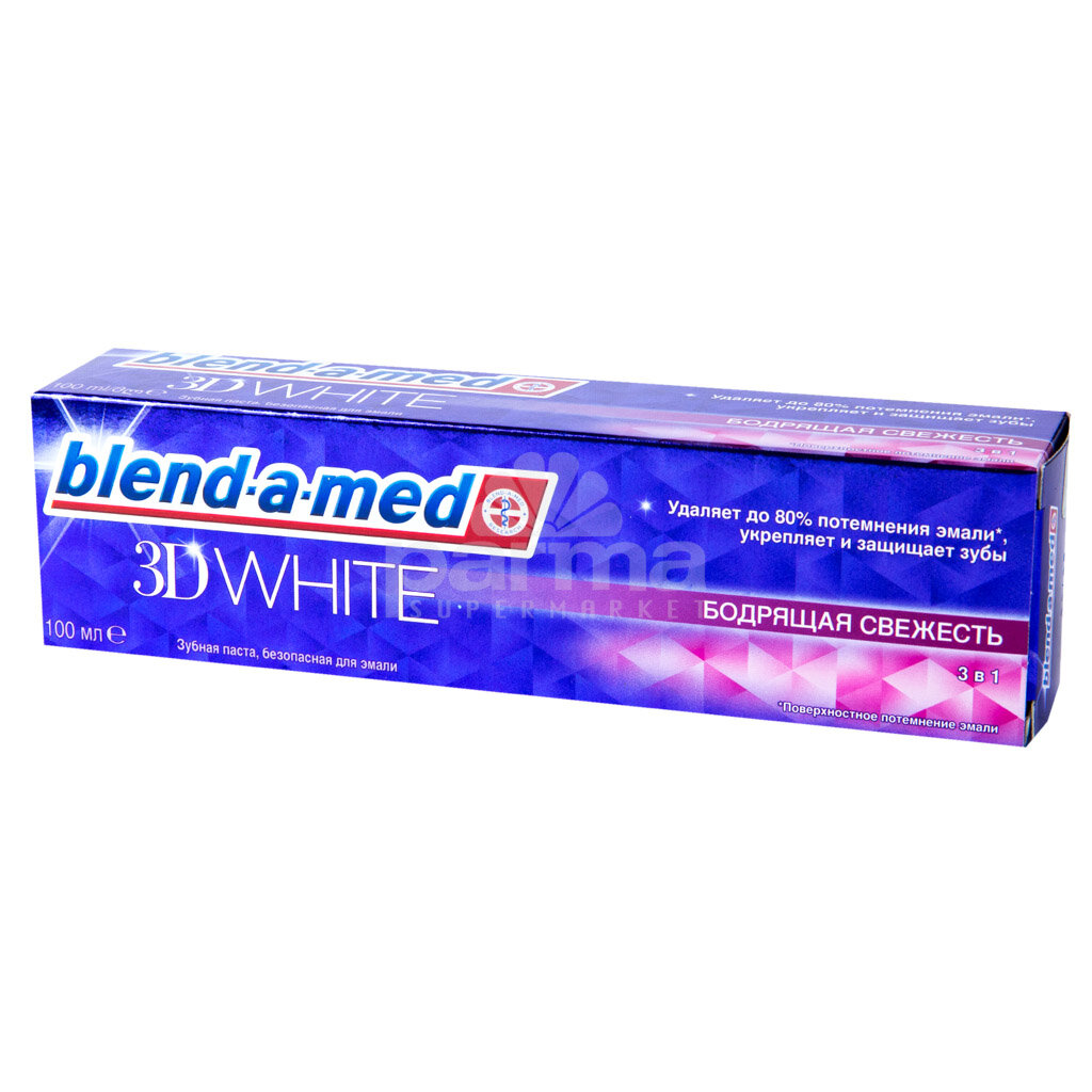 Зубная паста Blend-a-med 3D White Бодрящая Свежесть, 100 мл - фото №11