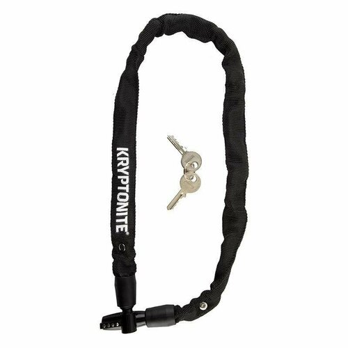 фото Велосипедный замок kryptonite cables keeper 465 цепь, на ключ, тканевая-оболочка, 4 x 650 мм, черный