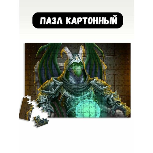 Пазл картонный 39,5х28 см игры world of warcraft dragonflight - 18157