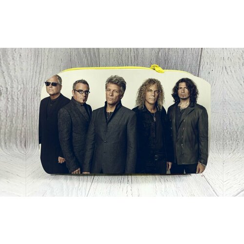 Пенал мягкий горизонтальный Bon Jovi, Бон Джови №4