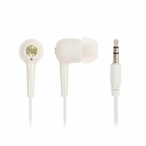 Наушники LuazON Брилиант W-02 вакуумные белые 1шт 373₽