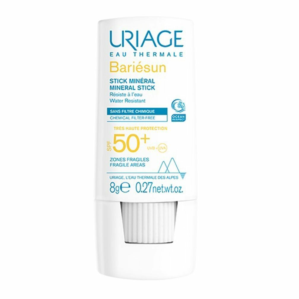 Uriage Барьесан Минеральный стик для уязвимых зон SPF50+, 8 гр (Uriage, ) - фото №4