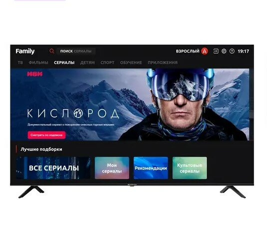 Телевизор 75" Topdevice TDTV75CS06U_BK (4K 3840x2160, SmartTV) черный