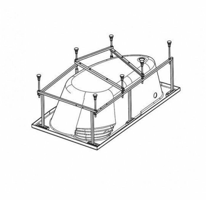 Монтажный комплект для ванны Santek Гоа 150х100