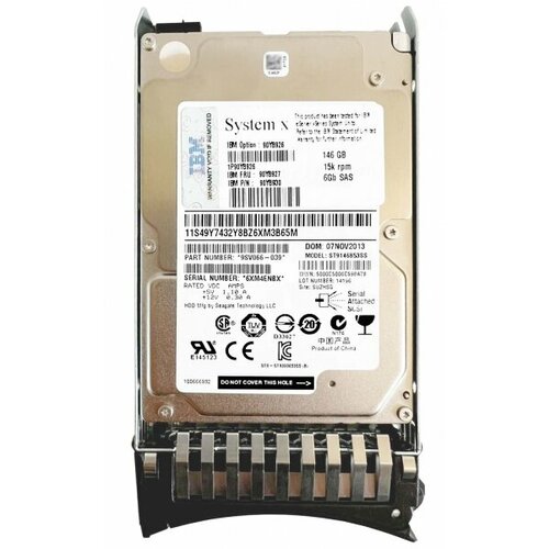 Жесткий диск IBM 9SV066-039 146Gb 15000 SAS 2,5 HDD жесткий диск ibm 9fu066 039 146gb 15000 sas 2 5 hdd