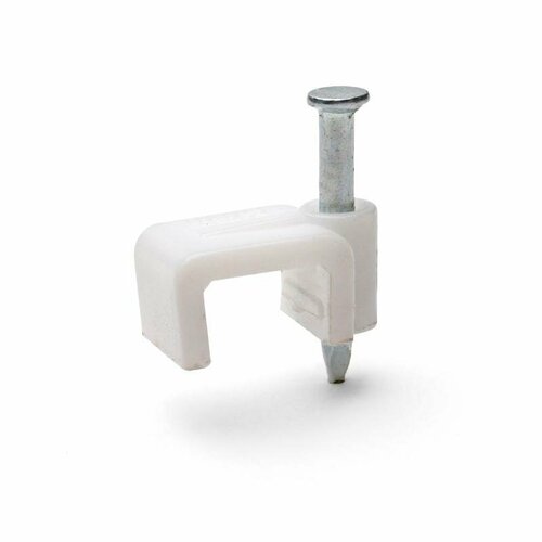 Скоба для плоских проводов СПП 7 КВТ 49451 100х100х19 пластик 228₽