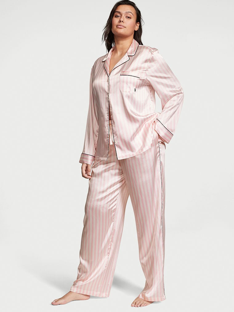 Пижама Victoria's Secret, размер М Regular, розовый - фотография № 1