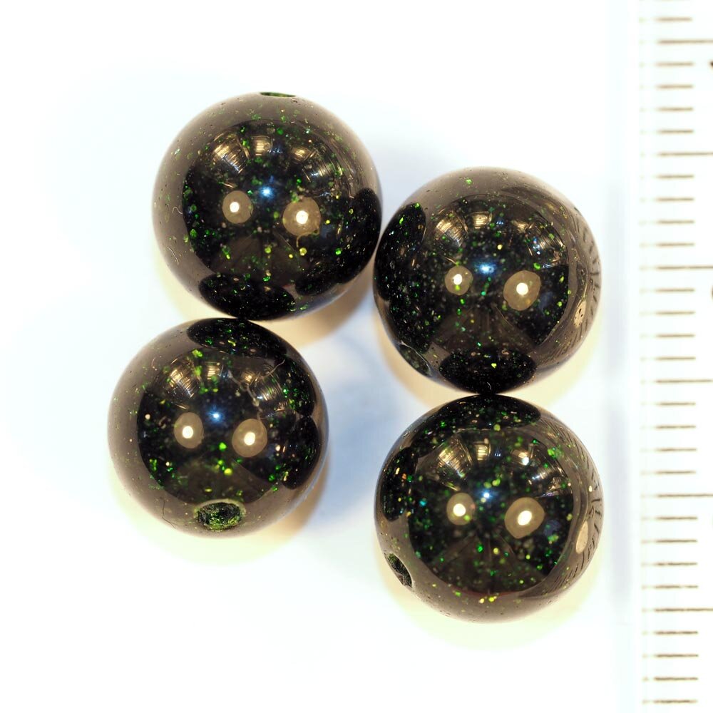 Натуральная бусина Авантюрин темно-зеленый 0011218 шарик 10 мм, цена за 10 шт.