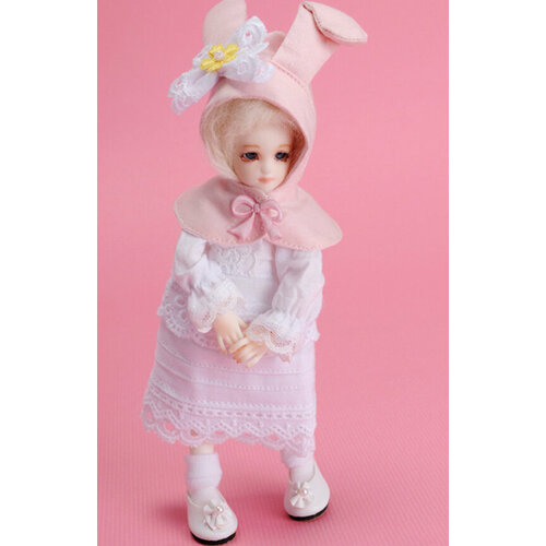 Комплект Dollmore Lovely Little Bunny (Маленький кролик для кукол Доллмор 14 см) наряд dollmore where are you going alice куда ты собираешься алиса для кукол доллмор