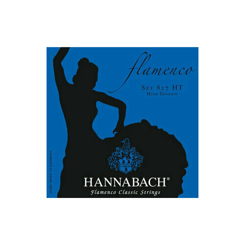 Струны для классической гитары Hannabach 827HT Blue Flamenco струны для классической гитары hannabach 728mt black custom made