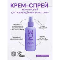 Кератиновый спрей для поврежденных волос 20 в 1 Keratin Injection ICE Professional by Natura Siberica, Take It Home, 200 мл