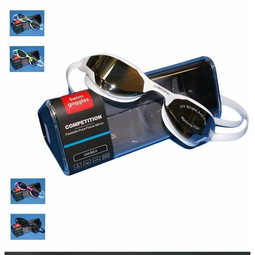 фото Очки для плавания conquest bl1027m 00621 no name