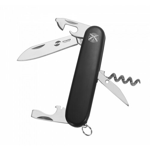 фото Stinger fk-k5018-5p нож перочинный stinger, 90 мм, 10 функций, материал рукояти: абс-пластик (чёрный)