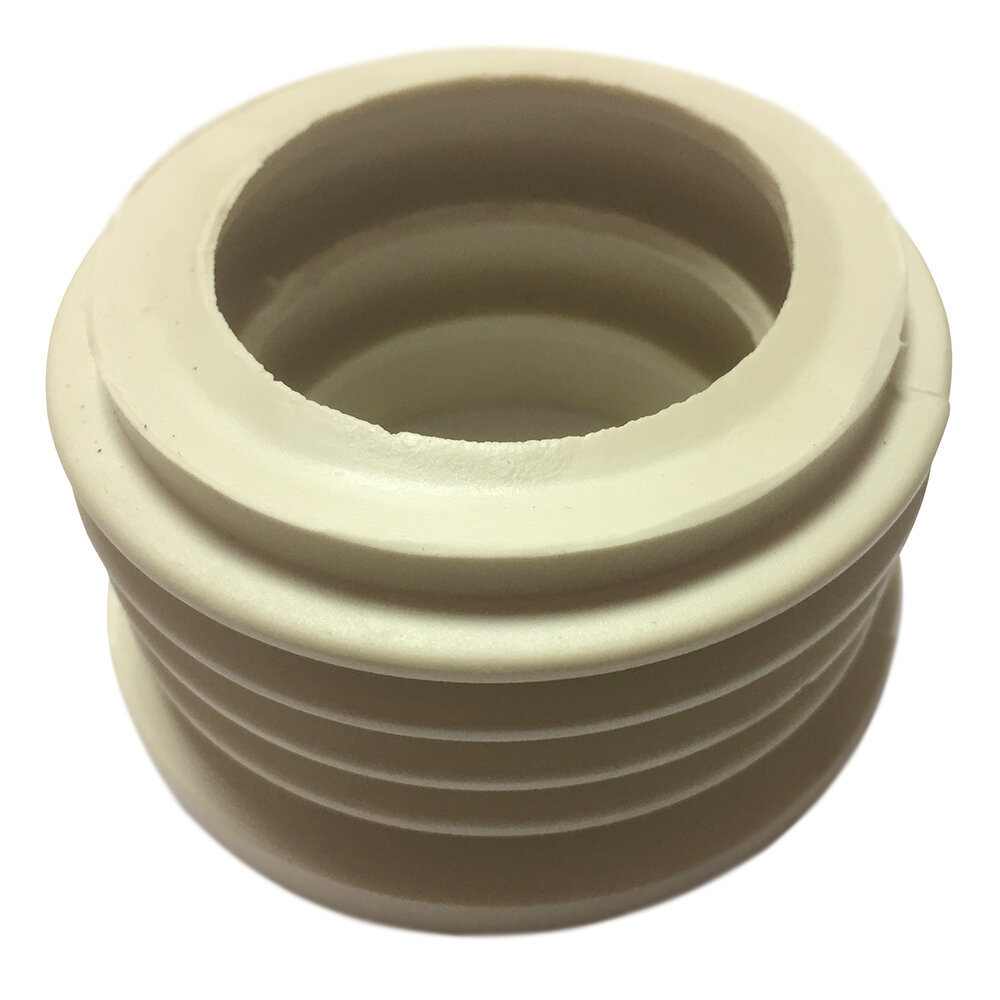 фото Манжета (редукция) резиновая канализационная 73/50 мм белая