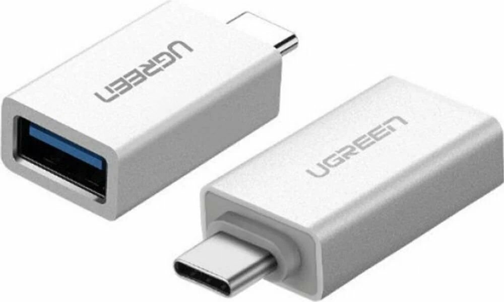 Адаптер UGREEN US173 (30155) USB-C to USB 3.0 A Female Adapter. Цвет: белый