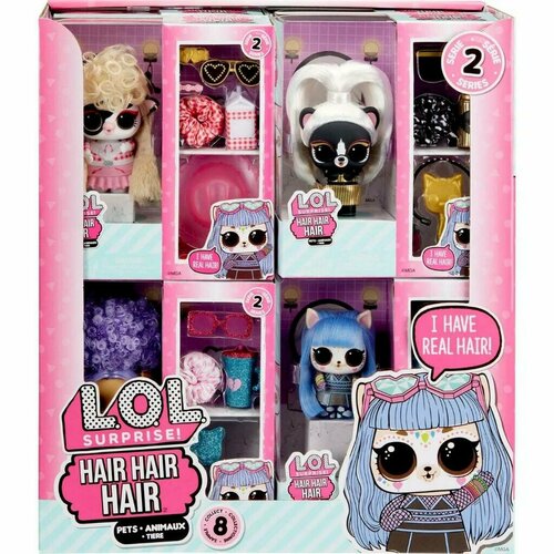 Кукла L.O.L. Surprise Hair Hair Hair Pets, 584469EUC lols mga entertainment кукла игрушка лол сюрприз оригинал hair hair hair l o l surprise hair hair hair dolls with 10 surprises