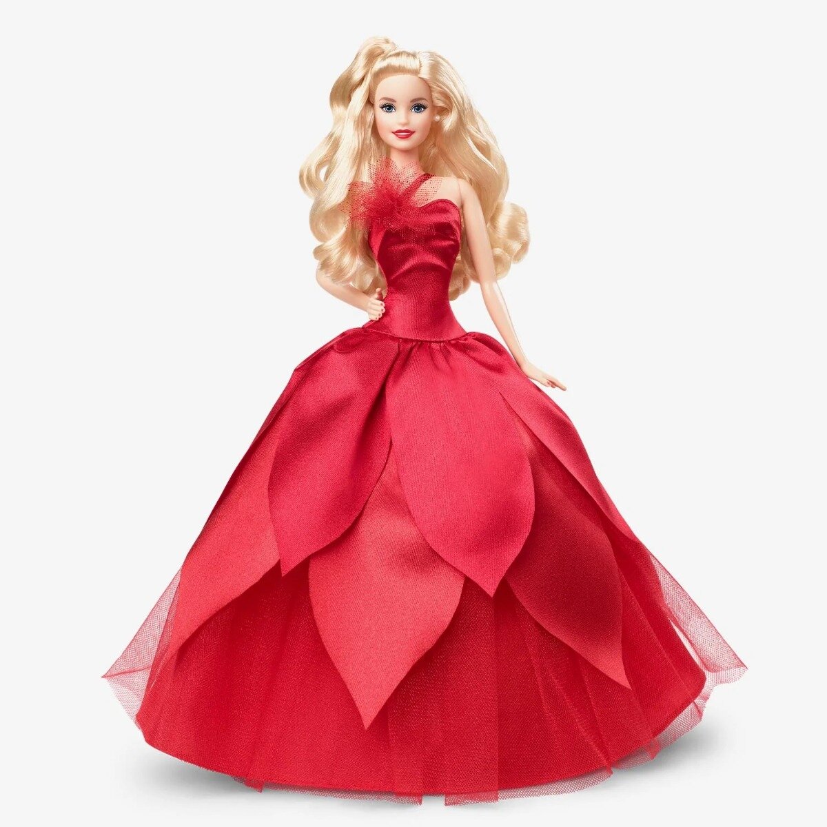 Кукла Barbie 2022 Holiday Doll (Барби Праздничная 2022 Блондинка)