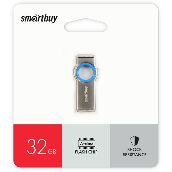 USB флешка Smartbuy 32Gb MC2 Metal blue USB 2.0