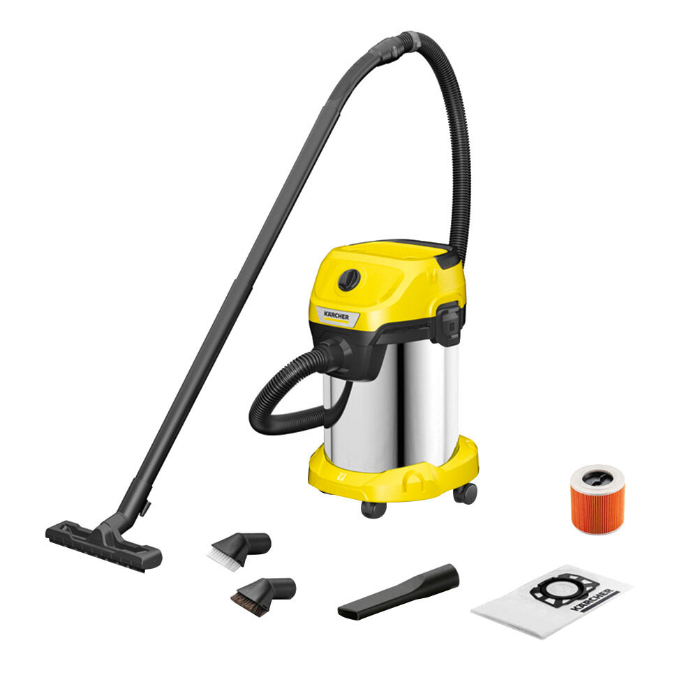 Пылесос хозяйственный моющий Karcher WD 3 S V-19/4/20 (1.628-154.0) 1000 Вт 19 л