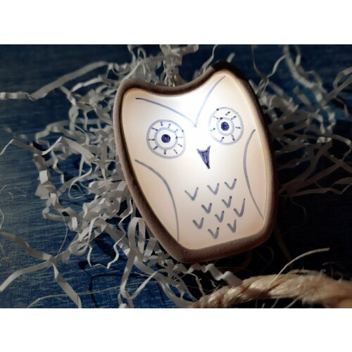 Фонарик-ночничок светодиодный сова