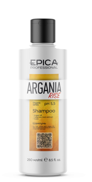 EPICA Professional Argania Rise Шампунь с маслом арганы, экстрактом корня аира и инулином 250 мл