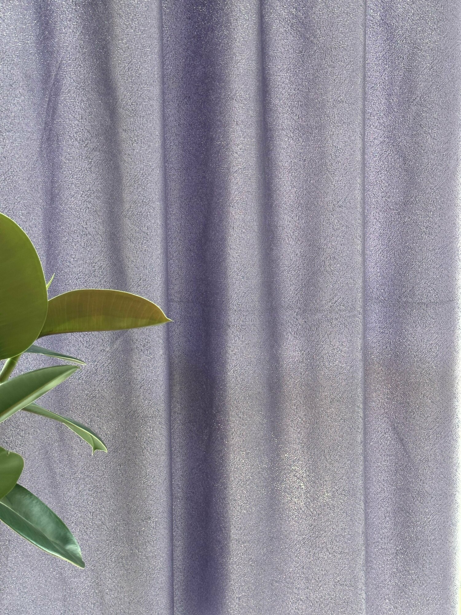 Штора Портьера Сиреневая 150*270 — фото 1